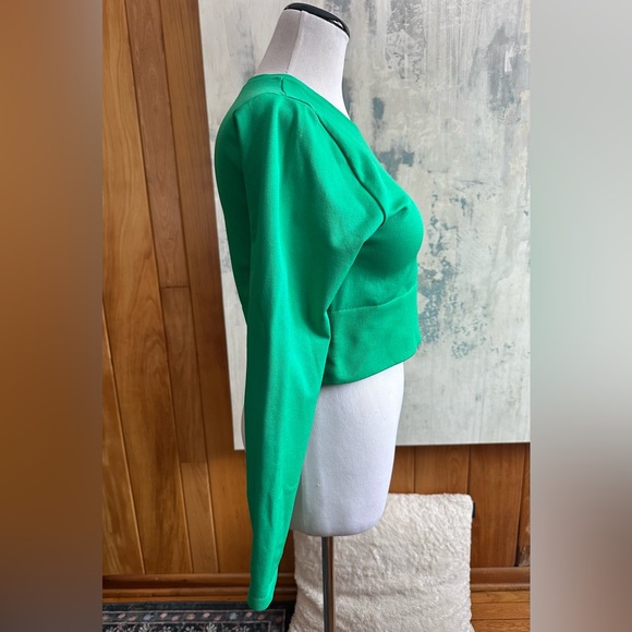 Aerie Vibrant Green Long Sleeve Crop Top - Picture 14 of 14